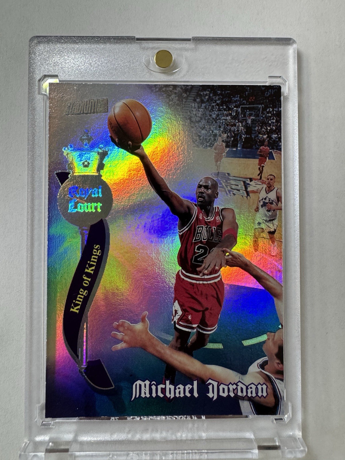 1997-98 Topps Stadium Club - Royal Court Michael Jordan Insert #RC6 Hologram