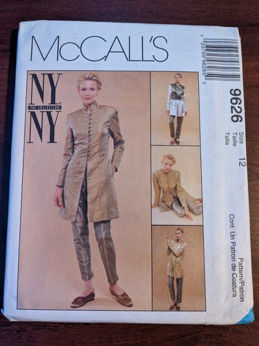 VTG OOP McCalls 9626 Misses Business Suit Jacket Shirt Vest Pants SZ 4-18 UC FF - Picture 16 of 27