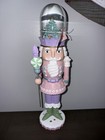Bella Lux Pastel Nutcracker Snow globe Brand New Christmas