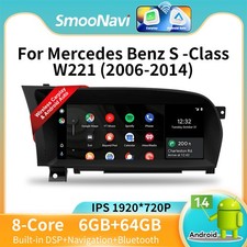 10,25" Autoradio Für Mercedes Benz S-Klasse W221 S250 Car GPS Carplay 64GB DAB 10,25" Autoradio Für Mercedes Benz S-Klasse W221 S250 Car GPS Carplay 64GB DAB