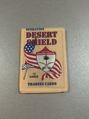 Operation Desert Shield Pacific Trading Cards Booster Pack 1991 Vintage NEU