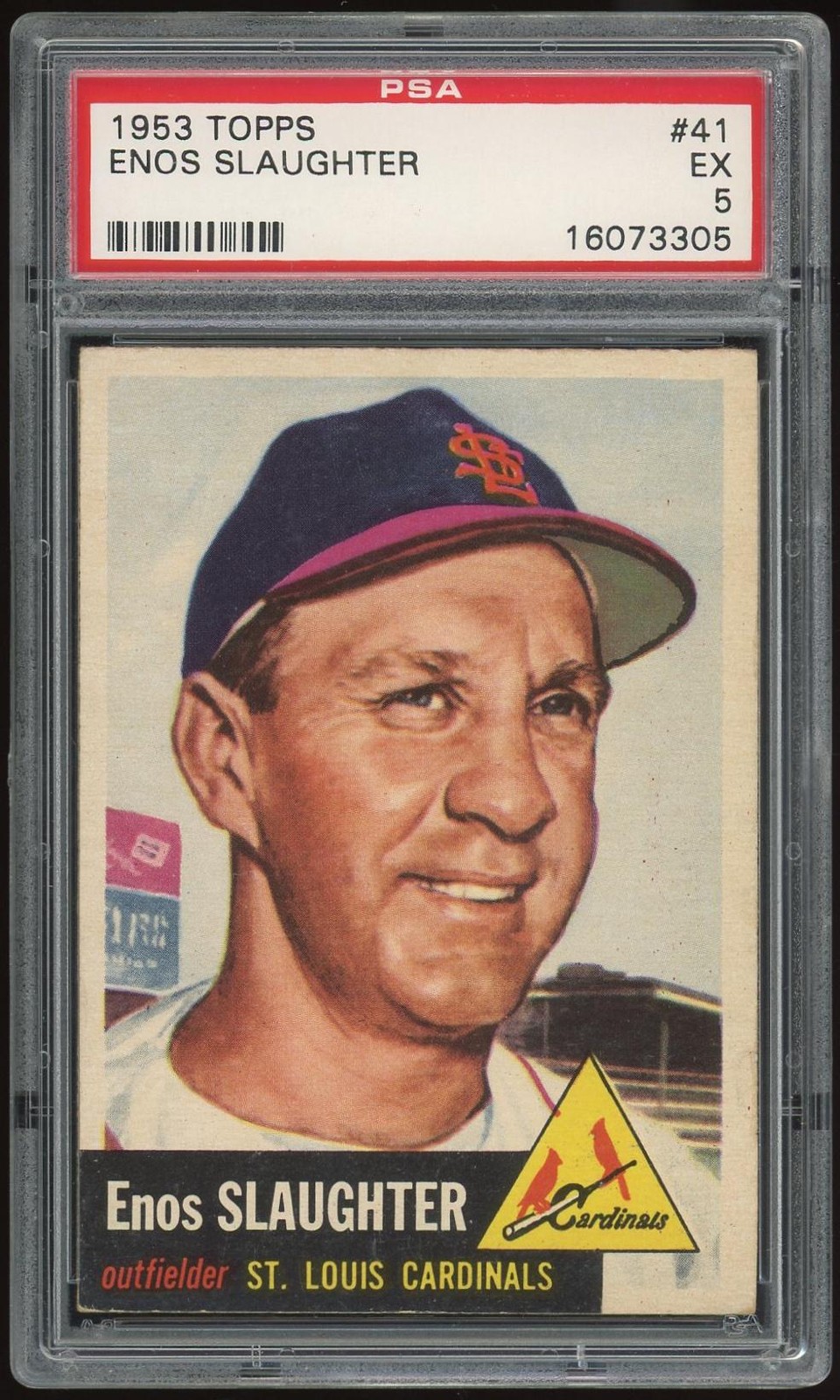 1953 Topps #41 Enos Slaughter PSA 5 *3305