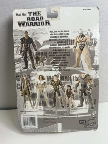 Mad Max The Road Warrior N2 Toys Serie 1 Set Completo 6/6 NOS Plastica Ingiallita - Foto 15 di 19