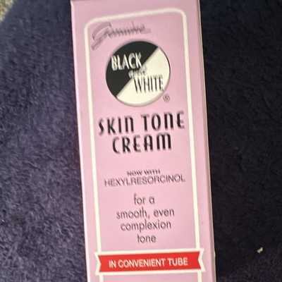 Black and White Skin Tone Cream with Hexylresorcinol, Skin Brightening 1.5 oz