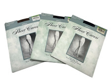 Worthington SHEER CARESS Pantyhose Control Top Sz Average Taupe, Navy,Black Lot