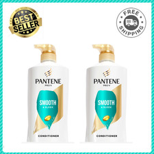 2 Pack Pantene Pro-V Smooth, Sleek Hair Condi...