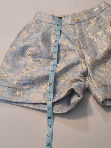 Meila stilvolle hellblaue Damenshorts Medium neu ohne Etikett elastisch hinten in der Taille gefüttert - Bild 8 von 9