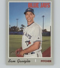 2019 Topps Heritage #515 Sam Gaviglio