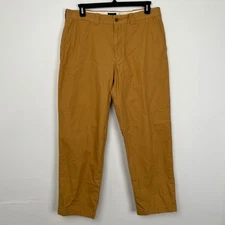 NEW J. Crew Men's Classic Canvas Trouser Khaki Chino Pants Straight Fit Sz 36x32