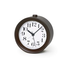Lemnos RIKI ALARM CLOCK Brown WR09-15 BW Lemnos