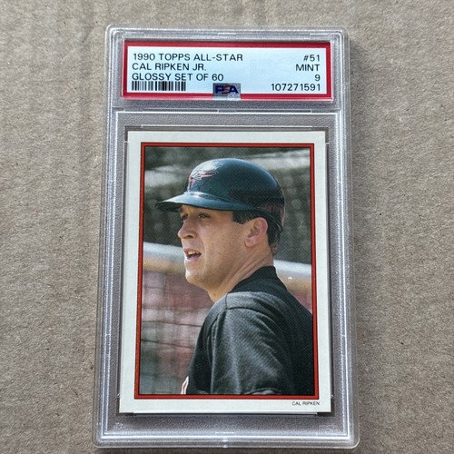 1990 Topps Mail-In Glossy All-Star Cal Ripken Jr. #51 PSA 9 MINT!