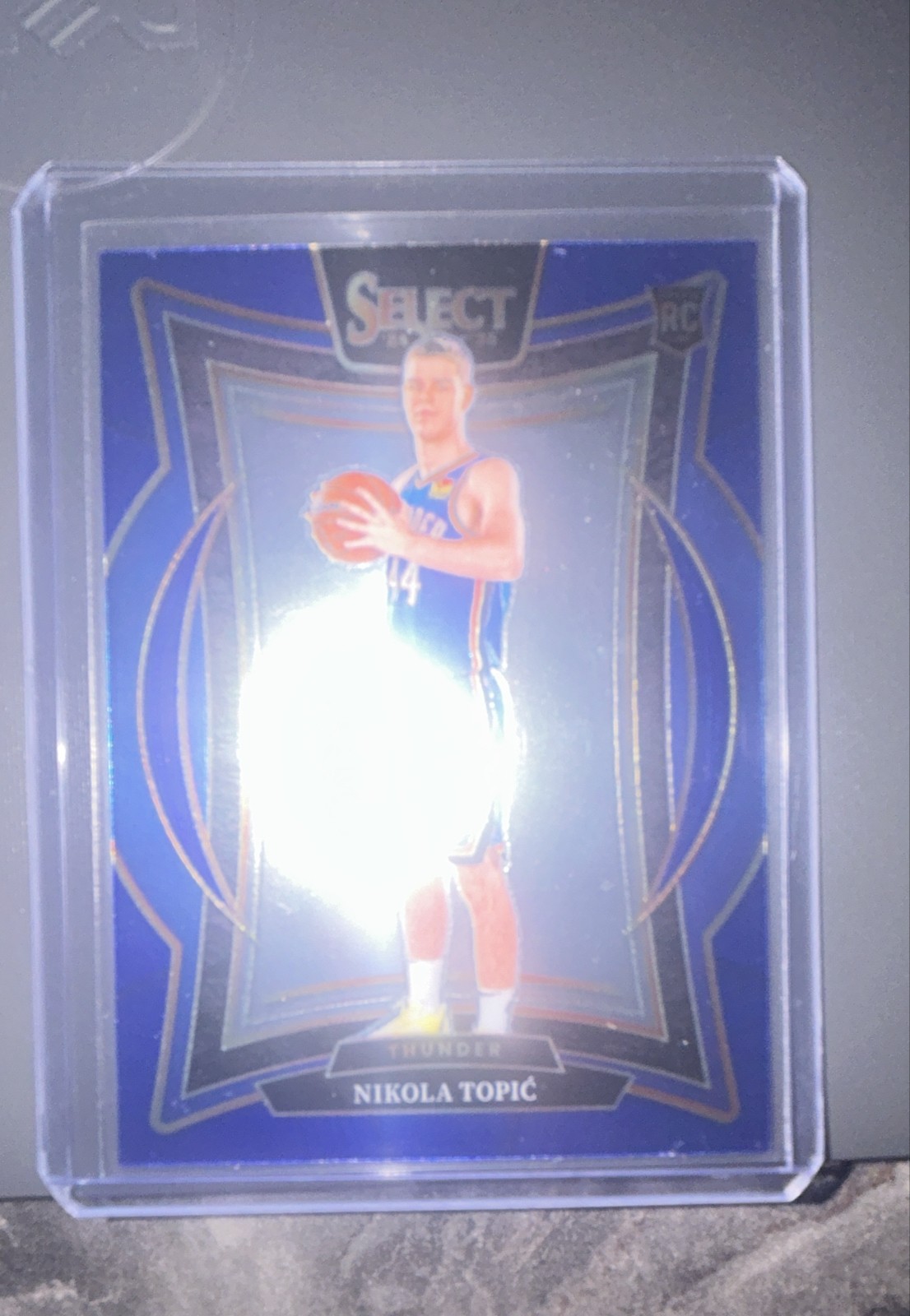 2024-25 Panini Select - Concourse Nikola Topic #89 Blue Prizm (RC)