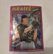 Topps 2026 Heritage Pink Sparkle Rookie Bubba Chandler #265 Pittsburgh Pirates