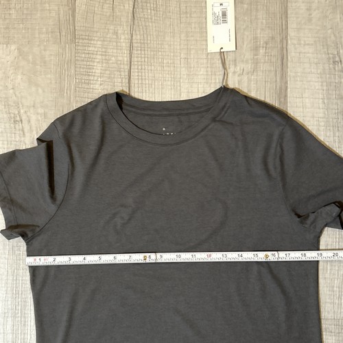 NWT A New Day Women’s Short Sleeve Crew Neck T-Shirt Dark Gray Size Medium - Picture 11 of 16
