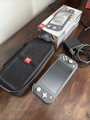 Nintendo Switch Lite (Gray) with Case - Excellent Condition!