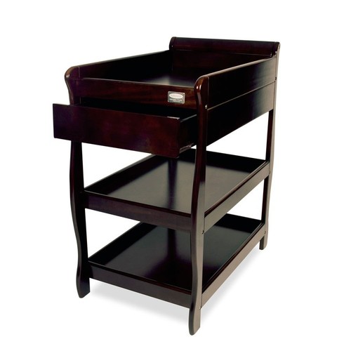 babyhood Sleigh Change Table With Drawer (English Oak) - Picture 2 of 2