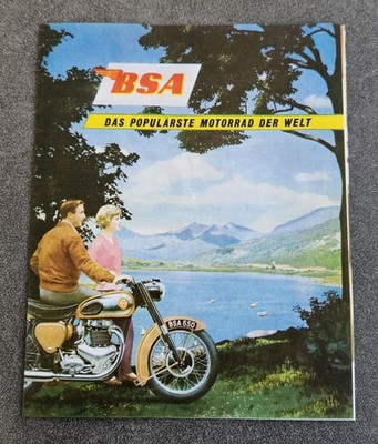 BSA Bantam C15 Star 250 B31 350 B33 500 Prospekt Motorrad OLDTIMER MOTORRAD Pros