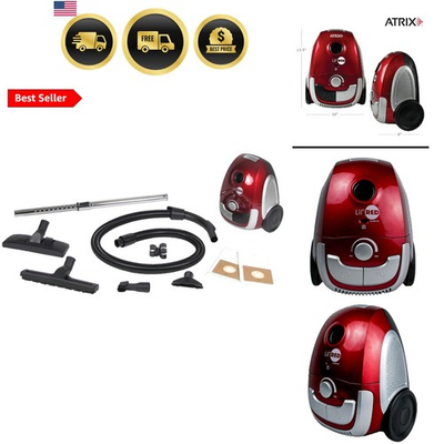 #ad AHSC 1 Lil Red Canister Vacuum Portable Canister vacuum w 2 Quart HEPA Filte... $208.99