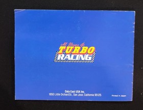 NO GAME- Authentic Manual ONLY! Nintendo NES 	Al Unser Jr. Turbo Racing