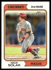 2023 Topps Heritage Nick Solak Cincinnati Reds #396