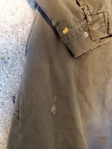Lee Union Outerwear Lined Coveralls Vintage Jumpsuit Black Zip Snap XL - Picture 8 of 19