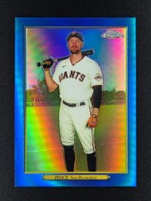 Hunter Pence 2020 Topps Chrome Turkey Red Blue Refractor 35/50 #TRC-4 GIANTS