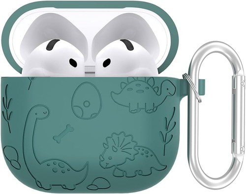 for AirPods 4 Case, Cute 4th Generation Airpods 4, Dinosaur Green  - Picture 3 of 7