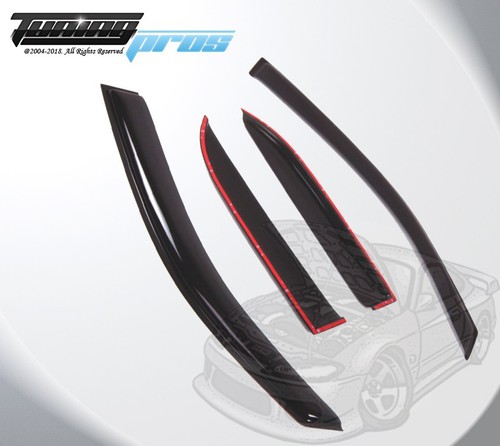 For Lexus RX300 1999-2003 Smoke Out-Channel Window Rain Guards Visor 4pcs Set - Picture 3 of 4