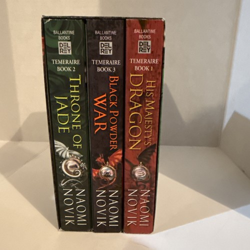 Temeraire Volumes. 1-3Boxed Set Naomi Novik 2007 Paperback Good Trilogy W/Poster - Picture 2 of 16