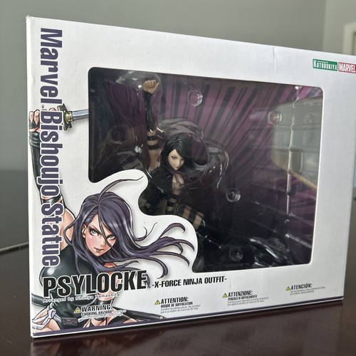 Kotobukiya Bishoujo Psylocke Figure 1/7 Scale Marvel Comics X-Men RARE
