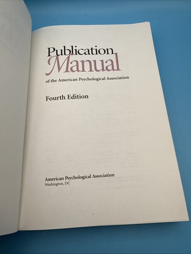 Publication Manual of the American Psychological Association by American... - Foto 3 di 9