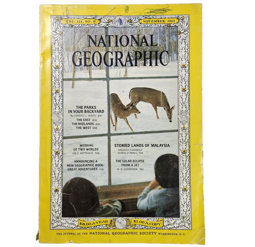 Lot of 5 VTG National Geographic Magazines 1943 1953 1958 1963 1966 Plus Booklet - Imagen 15 de 22