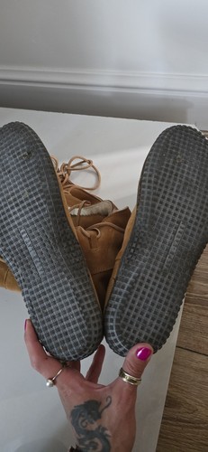 Ralph Lauren Piel de Oveja Púrpura Etiqueta Colección Botas Sobre la Rodilla 6.5 UK / 8.5US - Imagen 13 de 24