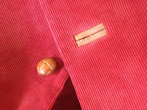 Eugen Klein Vintage Dark Blush Needlecord Tailored Country Jacket, Gr. UK 18 - Bild 10 von 11