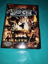 Motley Crue Carnival of Sins Live (2-DVD Set + Poster 2005) Rare OOP Heavy Metal