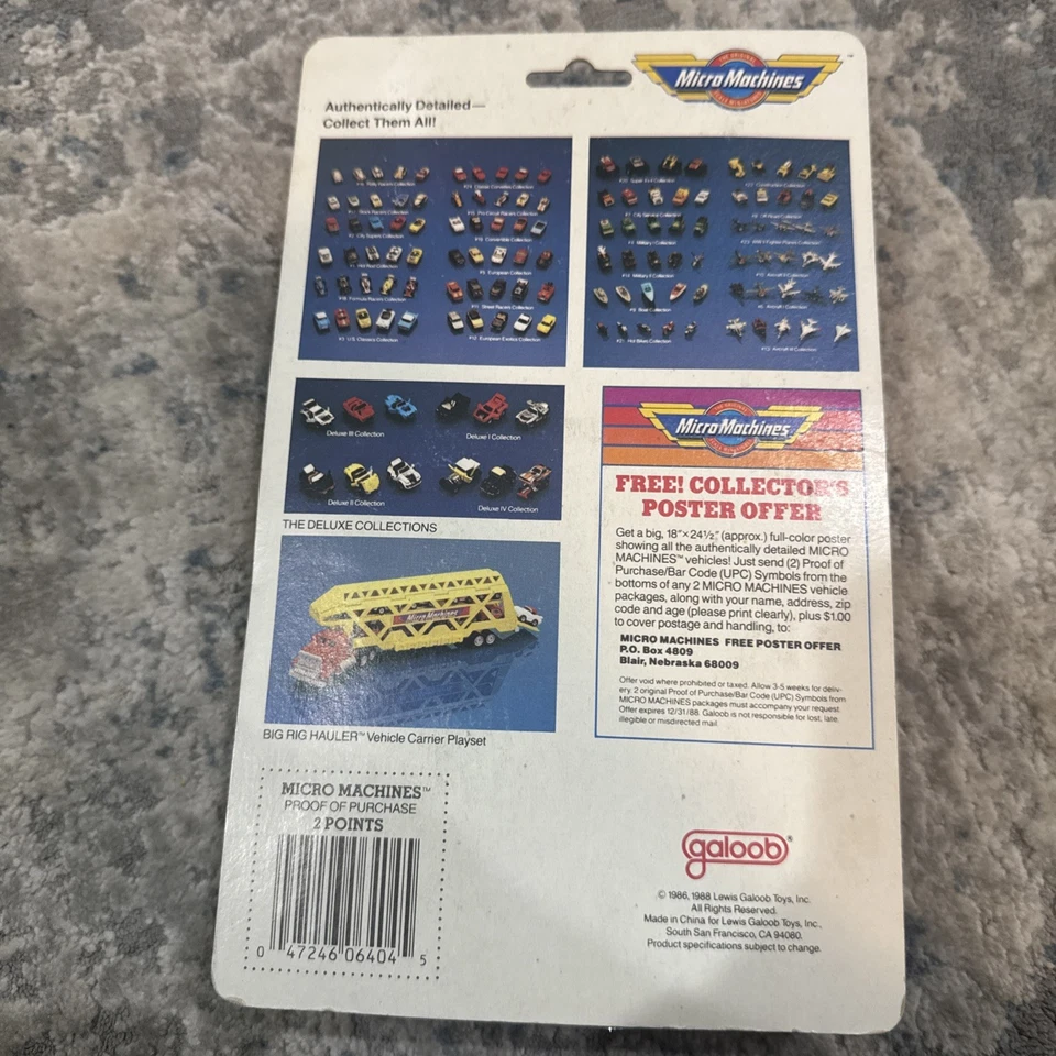 MICRO MÁQUINAS 'TROFEO SERIE GALOOB VINTAGE PRECINTADO Foto 3 de 4