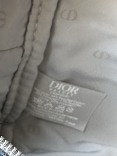 NWOT Dior Beauty Denim Makeup Bag Case Pouch, Shoulder Bag Crossbody +Wide Strap - Picture 5 of 11
