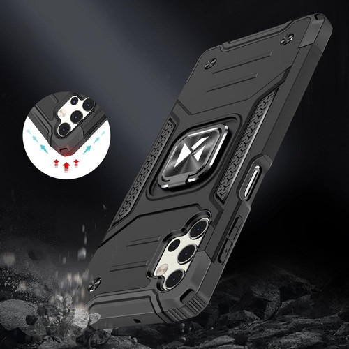 Wozinsky Ring Armor pancerne hybrydowe etui pokrowiec + magnetyczny uchwyt Samsu - Zdjęcie 7 z 8
