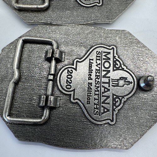 Lot of 5 Pendleton Whisky Belt Buckles 2020 Let’er Buck Montana Silversmiths - Picture 10 of 14