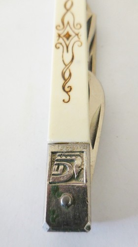 VINTAGE CAMPING POCKET KNIFE BEAUTIFUL ENGRAVED HANDLE DESIGN NR - Picture 3 of 8