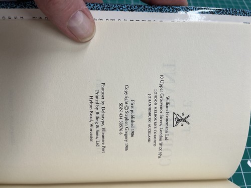 The Cormorant - Stephen Gregory - 1st Edition 1986 - Picture 8 of 10