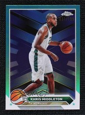 2023-24 Topps Chrome Aqua Refractor 31/199 Khris Middleton #67 9su