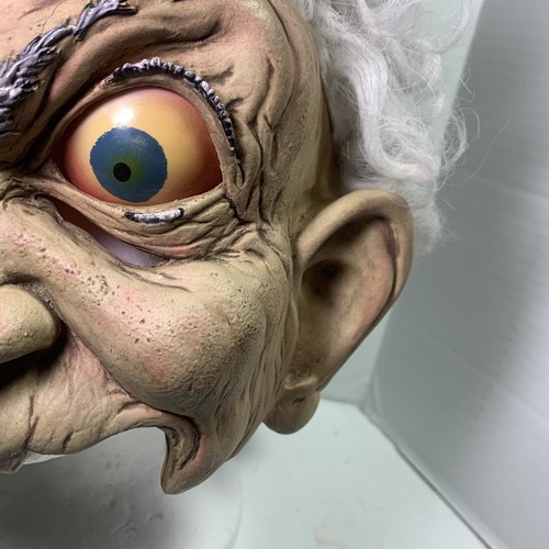 Scary Grandpa Old Man Halloween Mask - Picture 4 of 10