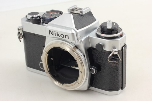 [Top MINT w/Hood Strap] Nikon FE Silver Film Camera 50mm f1.4 Lens From JAPAN - Picture 6 of 18