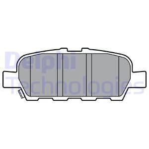 DELPHI Scheibenbremse Bremsbelagsatz Für NISSAN Murano II 07-14 D40609N00B - Bild 1 von 1