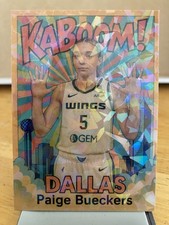 Paige Bueckers 2025 Art Cracked Ice Dallas Wings Rookie RC Card