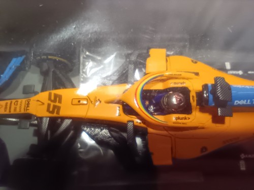 Carlos Sainz McLaren 2020 Italian Grand Prix MCL35 Formula 1 Spark 1/43 Model - Picture 3 of 4