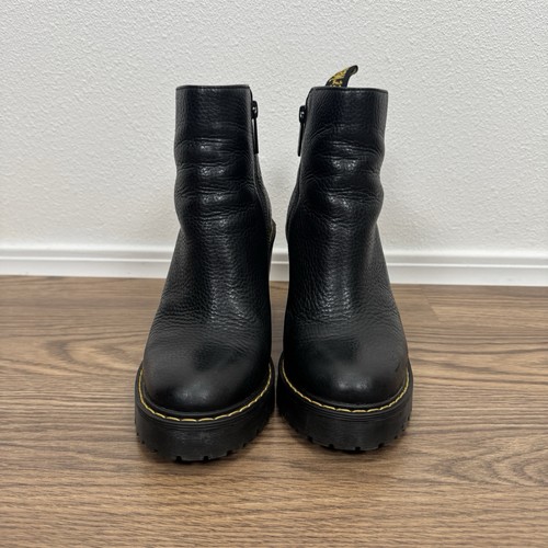 Botas Dr Martens Mujer 6 Cuero Negro Magdalena Gruesas Plataforma Gótico Grunge - Imagen 11 de 20