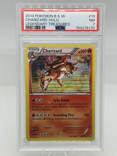 Charizard graded PSA 7 for sale on eBay