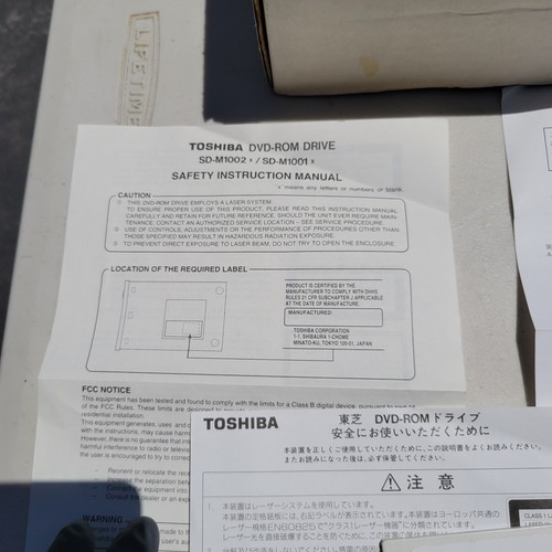 1997 Toshiba SD-M1002 DVD-ROM Laufwerk *VERSIEGELT - Bild 7 von 7